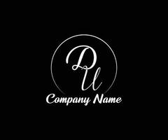 monogram logotyp med bokstaven du. kreativ typografi logotyp för företag eller företag vektor