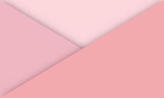 abstrakt pastell tapet tricolor rosa. bakgrundsfodral via telefon. rosa papper konst stil abstrakt bakgrundsdesign med skuggor. vektor
