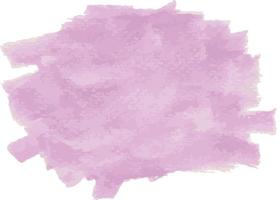abstrakt rosa akvarell på vit bakgrund. färgen stänker på papperet. Det är en handritad. vektor