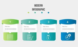 Infografik moderne Vorlage vektor