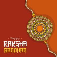 glad raksha bandhan bakgrundsillustration vektor