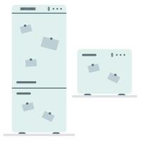 kylskåp ikon. platt stil. vektor illustration.