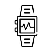 fitness tracker modern konceptdesign, vektorillustration vektor