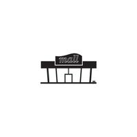 Shopping-Mall-Symbol-Vektor-Illustration-Design-Vorlage vektor