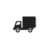 lastbil ikon vektor illustration formgivningsmall