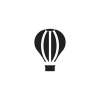 Heißluftballon-Logo-Vektor-Illustration-Design-Vorlage vektor