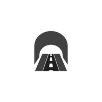 Tunnel-Symbol-Vektor-Illustration-Template-Design vektor