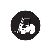 gaffeltruck ikon vektor illustration logotyp design