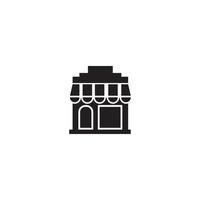 Shopping-Mall-Symbol-Vektor-Illustration-Design-Vorlage vektor