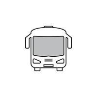 Bus-Symbol-Vektor-Illustration-Logo-Vorlage. vektor