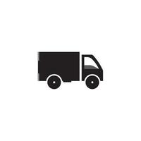 lastbil ikon vektor illustration formgivningsmall