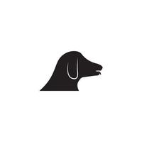 hund ikon vektor illustration formgivningsmall