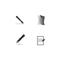 Schriftart-Stift-Symbol vektor