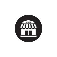 Shopping-Mall-Symbol-Vektor-Illustration-Design-Vorlage vektor