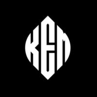 Kew-Kreis-Buchstaben-Logo-Design mit Kreis- und Ellipsenform. kew ellipsenbuchstaben mit typografischem stil. Die drei Initialen bilden ein Kreislogo. Kew-Kreis-Emblem abstrakter Monogramm-Buchstaben-Markierungsvektor. vektor