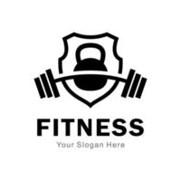 Fitness-Schild-Logo vektor