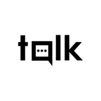 Talk-Vektor-Logo vektor