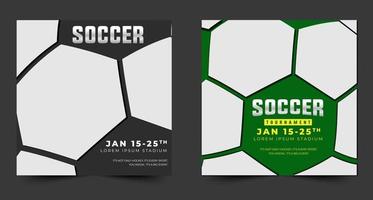 Fußballturnier-Design-Event im Sportstil, 3D-Texteffekt-Sportereignis-Header oder -Titel, für Poster und Banner. einfach zu bearbeiten und anzupassen, moderner Stil und farbenfroh vektor