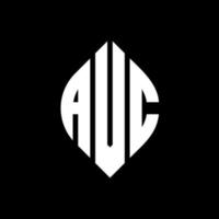avc-Kreisbuchstaben-Logo-Design mit Kreis- und Ellipsenform. AVC-Ellipsenbuchstaben mit typografischem Stil. Die drei Initialen bilden ein Kreislogo. avc-Kreis-Emblem abstrakter Monogramm-Buchstaben-Markierungsvektor. vektor