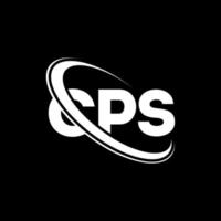 cps-Logo. cps-Brief. cps-Buchstaben-Logo-Design. Initialen cps-Logo verbunden mit Kreis und Monogramm-Logo in Großbuchstaben. cps-typografie für technologie-, geschäfts- und immobilienmarke. vektor