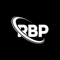 rbp-Logo. rbp-Brief. rbp-Brief-Logo-Design. Initialen rbp-Logo verbunden mit Kreis und Monogramm-Logo in Großbuchstaben. rbp-Typografie für Technologie-, Geschäfts- und Immobilienmarke. vektor