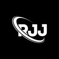 rjj logotyp. rjj brev. rjj bokstavslogotypdesign. initialer rjj logotyp länkad med cirkel och versaler monogram logotyp. rjj typografi för teknik, företag och fastighetsmärke. vektor