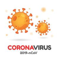 Corona virus molekyl Ikonuppsättning vektor