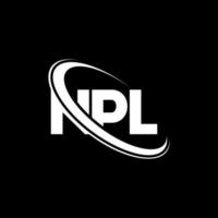 npl-Logo. npl-Brief. npl-Brief-Logo-Design. Initialen npl-Logo, verbunden mit Kreis und Monogramm-Logo in Großbuchstaben. npl-typografie für technologie-, geschäfts- und immobilienmarke. vektor