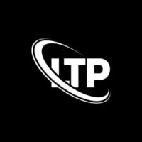 ltp-Logo. ltp-Brief. ltp-Brief-Logo-Design. Initialen ltp-Logo verbunden mit Kreis und Monogramm-Logo in Großbuchstaben. ltp-typografie für technologie-, geschäfts- und immobilienmarke. vektor