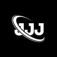 jjj logotyp. jjj brev. jjj bokstavslogotypdesign. initialer jjj logotyp länkad med cirkel och versaler monogram logotyp. jjj typografi för teknik, företag och fastighetsmärke. vektor