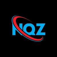 nqz-Logo. nqz-Brief. nqz-Brief-Logo-Design. Initialen nqz-Logo verbunden mit Kreis und Monogramm-Logo in Großbuchstaben. nqz-typografie für technologie-, geschäfts- und immobilienmarke. vektor