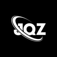 jqz logotyp. jqz bokstav. jqz bokstavslogotypdesign. initialer jqz logotyp länkad med cirkel och versaler monogram logotyp. jqz typografi för teknik, företag och fastighetsmärke. vektor