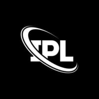 ipl-Logo. IPL-Brief. Ipl-Brief-Logo-Design. Initialen-IPL-Logo, verbunden mit Kreis und Monogramm-Logo in Großbuchstaben. ipl-typografie für technologie-, geschäfts- und immobilienmarke. vektor