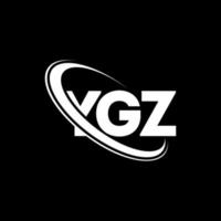 ygz logotyp. ygz bokstav. ygz bokstavslogotypdesign. initialer ygz logotyp länkad med cirkel och versaler monogram logotyp. ygz typografi för teknik, företag och fastighetsmärke. vektor