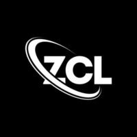 zcl logotyp. zcl bokstav. zcl bokstavslogotypdesign. initialer zcl logotyp länkad med cirkel och versaler monogram logotyp. zcl typografi för teknik, företag och fastighetsmärke. vektor