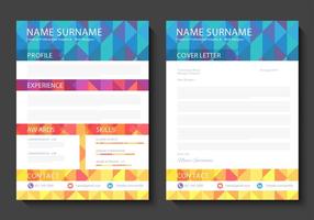 Free Curriculum Vitae Vektor Design