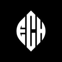 ecx-Kreisbuchstaben-Logo-Design mit Kreis- und Ellipsenform. ecx-ellipsenbuchstaben mit typografischem stil. Die drei Initialen bilden ein Kreislogo. ecx-Kreis-Emblem abstrakter Monogramm-Buchstaben-Markierungsvektor. vektor
