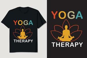 yoga t-shirt design vektor