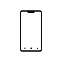 Telefon-Icon-Vektor. Symbolvektor anrufen. handy smartphone gerät gadget. Telefonsymbol. Smartphone-Symbolvektor. Smartphone-Symbol isoliert auf weißem Hintergrund. vektor