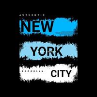 new york city skrivdesign, lämplig för screentryck av t-shirts, kläder, jackor och andra vektor