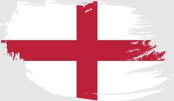 England flagga med grunge textur vektor