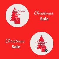 jul försäljning banner vektor illustration
