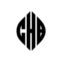 cxb-Kreisbuchstaben-Logo-Design mit Kreis- und Ellipsenform. cxb ellipsenbuchstaben mit typografischem stil. Die drei Initialen bilden ein Kreislogo. cxb Kreisemblem abstrakter Monogramm-Buchstabenmarkierungsvektor. vektor