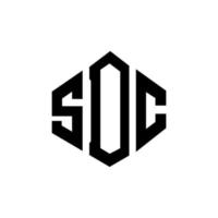 sdc bokstavslogotypdesign med polygonform. sdc polygon och kubform logotypdesign. sdc hexagon vektor logotyp mall vita och svarta färger. sdc monogram, affärs- och fastighetslogotyp.