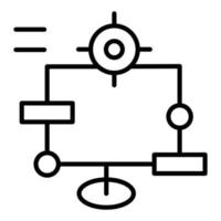Planungssymbolstil vektor