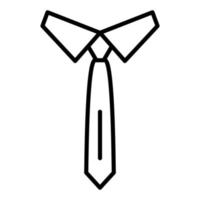 Krawattensymbol Stil vektor