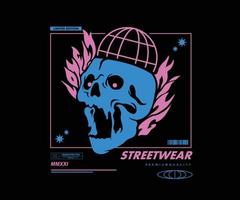 retro affisch estetisk grafisk design för t-shirt street wear och urban stil vektor