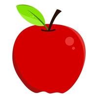 rote Apfelfruchtillustration vektor