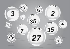 Lotto ballar vektorer