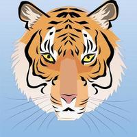 Tiger-Vektor-Illustration vektor